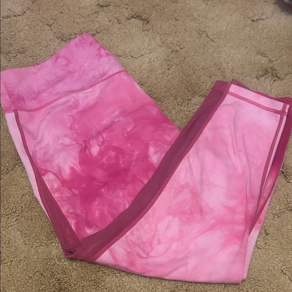 ZYIA Pants - Fuchsia Hendrix Mesh Light n Tight Hi-Rise Capri 20" (14-16)
